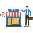 پیش‌نمایش فایل businessman-standing-with-his-new-opening-company-9713538 از پک مفهوم کسب و کار
