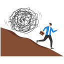 پیش‌نمایش فایل escape-from-financial-problem-9713545 از پک مفهوم کسب و کار