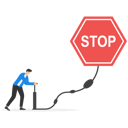 پیش‌نمایش فایل businessman-pumps-stop-sign-9771354 از پک فعالیت‌های کسب‌وکار