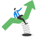 پیش‌نمایش فایل riding-market-up-trend-9771357 از پک فعالیت‌های کسب‌وکار