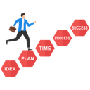 پیش‌نمایش فایل confident-businessman-climbing-stairs-towards-goal-9772783 از پک کسب و کار
