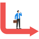 پیش‌نمایش فایل hopeless-business-man-sit-on-economic-l-shape-graph-and-chart-9772504 از پک کسب و کار