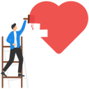 پیش‌نمایش فایل boyfriend-climb-up-stepladder-and-in-love-paint-love-heart-shape-9831678 از پک رشد کسب‌وکار