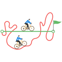 پیش‌نمایش فایل business-people-with-bicycle-pass-on-straight-easy-way-and-other-on-hard-messy-path-9827757 از پک رشد کسب‌وکار