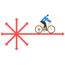 پیش‌نمایش فایل businessma-with-bicycle-traveling-in-priority-direction-9827753 از پک رشد کسب‌وکار