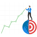 پیش‌نمایش فایل businessman-expert-standing-on-earth-drawing-financial-graph-and-chart-9830732 از پک رشد کسب‌وکار