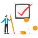 پیش‌نمایش فایل businessman-handshake-completed-checkbox-9830057 از پک رشد کسب‌وکار