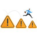 پیش‌نمایش فایل businessman-jumping-from-on-smaller-exclamation-points-9831677 از پک رشد کسب‌وکار