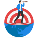 پیش‌نمایش فایل businessman-open-globe-using-binoculars-looking-for-future-vision-9830727 از پک رشد کسب‌وکار