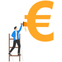 پیش‌نمایش فایل man-with-paint-roller-to-paint-euro-symbol-9831679 از پک رشد کسب‌وکار