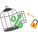 پیش‌نمایش فایل percent-with-key-free-himself-from-cage-9830729 از پک رشد کسب‌وکار