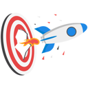 پیش‌نمایش فایل rocket-hitting-target-9829481 از پک رشد کسب‌وکار