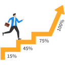 پیش‌نمایش فایل businessman-climbing-success-stairways-10015205 از پک کسب و کار