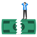 پیش‌نمایش فایل young-man-in-heavy-financial-chasm-10015428 از پک کسب و کار