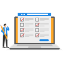 پیش‌نمایش فایل online-survey-10228910 از پک کسب و کار