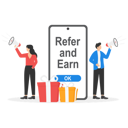 پیش‌نمایش فایل refer-and-earn-10228906 از پک کسب و کار