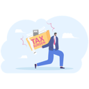 پیش‌نمایش فایل businessman-carrying-very-heavy-debt-tax-10864563 از پک کسب و کار