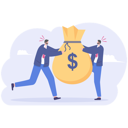 پیش‌نمایش فایل businessman-fighting-over-money-10864544 از پک کسب و کار