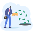 پیش‌نمایش فایل businessman-losing-his-money-down-the-drain-10864553 از پک کسب و کار