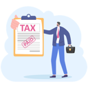 پیش‌نمایش فایل businessman-paid-tax-10864551 از پک کسب و کار
