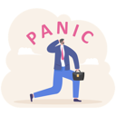 پیش‌نمایش فایل businessman-panic-emotion-with-word-panic-10864552 از پک کسب و کار