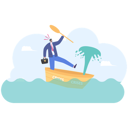 پیش‌نمایش فایل businessman-standing-in-leaking-boat-10864557 از پک کسب و کار