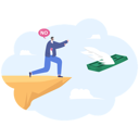 پیش‌نمایش فایل businessman-standing-on-edge-of-cliff-and-throw-down-money-symbol-10864538 از پک کسب و کار