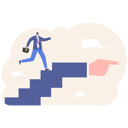 پیش‌نمایش فایل businessman-stepping-with-the-help-success-career-10864549 از پک کسب و کار