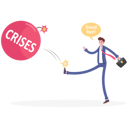 پیش‌نمایش فایل businessman-kicking-crisis-ball-away-like-as-soccer-ball-10940391 از پک کسب و کار