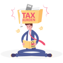 پیش‌نمایش فایل businessman-reading-tax-book-try-to-solution-10940376 از پک کسب و کار