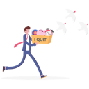 پیش‌نمایش فایل happy-businessman-leaving-job-to-be-free-like-bird-flying-10940395 از پک کسب و کار