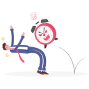 پیش‌نمایش فایل scared-man-afraid-from-clock-teeth-have-bite-10940388 از پک کسب و کار