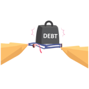 پیش‌نمایش فایل big-burden-of-debt-on-businessman-who-laying-down-across-the-cliff-10999694 از پک کسب و کار