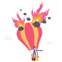 پیش‌نمایش فایل businessman-parachute-on-fire-10999708 از پک کسب و کار