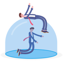 پیش‌نمایش فایل businessman-trapped-in-glass-with-press-from-other-businessmen-10999706 از پک کسب و کار