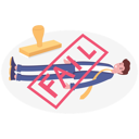 پیش‌نمایش فایل businessman-was-stamped-fail-on-body-10999715 از پک کسب و کار