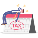 پیش‌نمایش فایل upset-businessman-calendar-with-word-tax-10999691 از پک کسب و کار