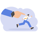 پیش‌نمایش فایل big-boss-hand-with-watch-showing-with-stressed-businessman-hurrying-up-11074113 از پک مفهوم کسب و کار