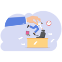 پیش‌نمایش فایل big-hand-throw-businessman-from-his-job-11074119 از پک مفهوم کسب و کار