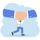 پیش‌نمایش فایل businessman-standing-burden-on-handshake-businessman-agreement-11074104 از پک مفهوم کسب و کار
