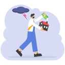 پیش‌نمایش فایل crying-businessman-house-owner-with-money-11074125 از پک مفهوم کسب و کار