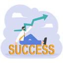 پیش‌نمایش فایل happy-businessman-with-arrow-up-for-success-11074105 از پک مفهوم کسب و کار
