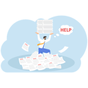 پیش‌نمایش فایل tired-businessman-holding-lot-of-papers-want-for-help-11074110 از پک مفهوم کسب و کار
