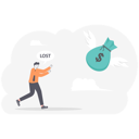 پیش‌نمایش فایل businessman-lost-her-money-11177674 از پک مفهوم کسب و کار