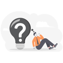 پیش‌نمایش فایل businessman-no-idea-with-question-mark-in-form-of-light-bulb-11177665 از پک مفهوم کسب و کار