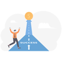 پیش‌نمایش فایل businessman-running-on-success-road-11177671 از پک مفهوم کسب و کار