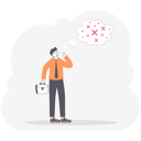 پیش‌نمایش فایل businessman-thinking-with-thought-bubble-11177670 از پک مفهوم کسب و کار
