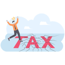 پیش‌نمایش فایل businessman-faces-tax-burden-11472487 از پک کسب و کار