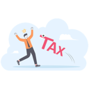 پیش‌نمایش فایل businessman-run-away-from-tax-11472505 از پک کسب و کار