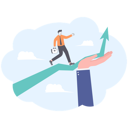 پیش‌نمایش فایل big-helping-hand-lifting-up-arrow-businessman-to-success-11500221 از پک کسب و کار
